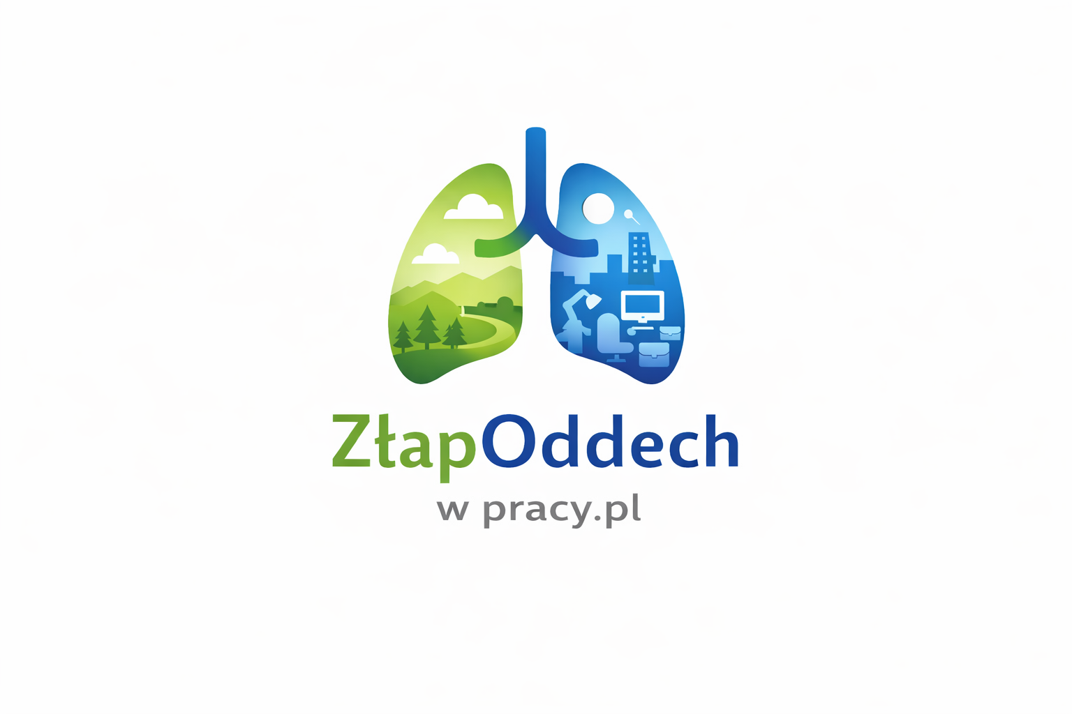 Logo ZlapOddechwPracy.pl - strona internetowa dla marki psychologicznej