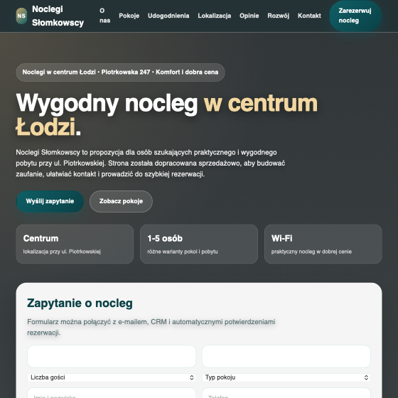 Screenshot makiety Słomkowscy